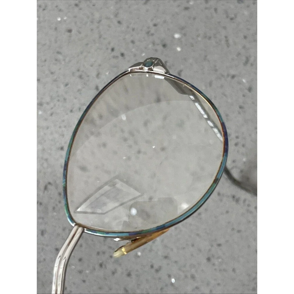 Luxottica Jody Bluegreen Italy FRAMES ONLY 54-18-135 Glasses full rim vintage